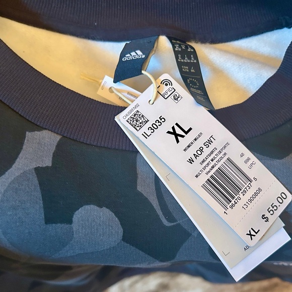 Adidas Black Camouflage Sweatshirt - Picture 10 of 10